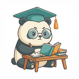 PANDA — MerMo mascot, representing Professional Advancement & Nurturing Doctors Altogether